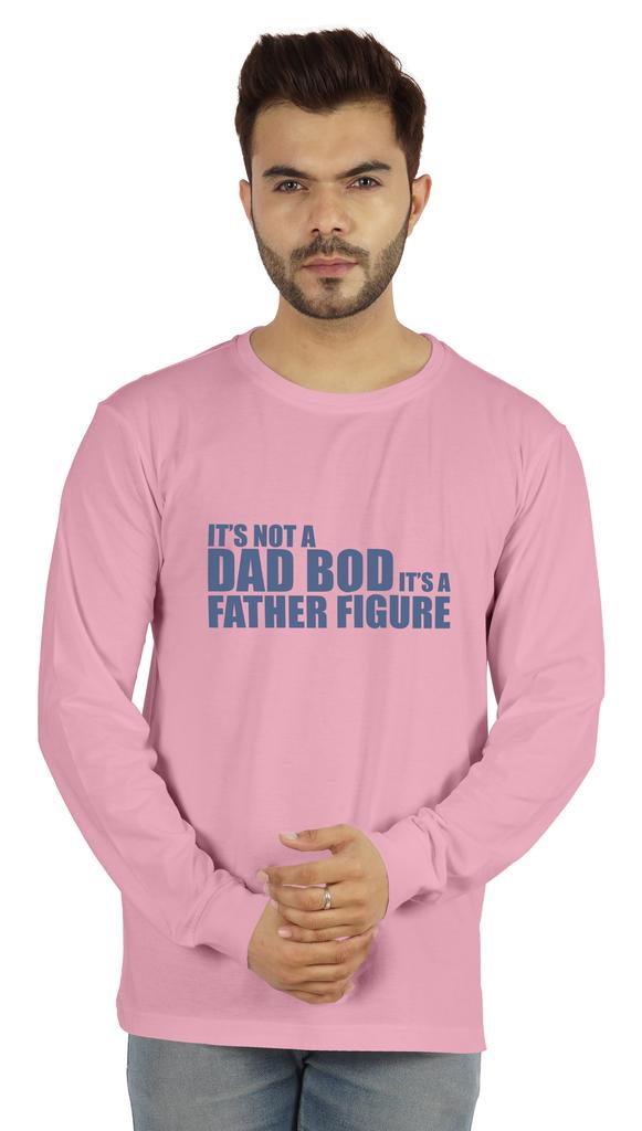 Inkmeso Мужская футболка It's Not A Dad Bod It's A Father Figure Смешные цитаты Папочка футболка