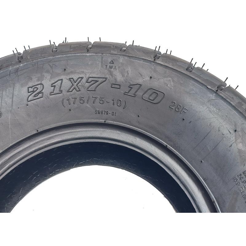 10 Inch Tubeless Tires 21x7-10 vacuum tire for Four-Wheel Kart Road Beach Vehicle Dune Buggy ATV Accessories
