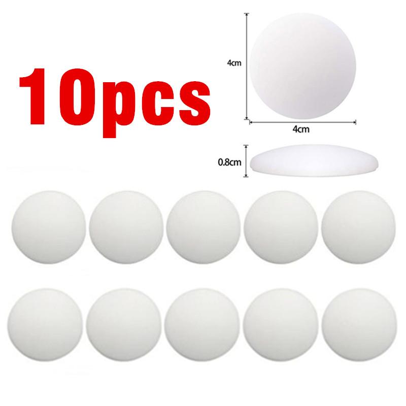 10 шт. Белый мягкий силиконовый протектор стены самоклеящаяся дверная ручка бампер защитная заглушка нескользящий круглый дверной упор глушитель
