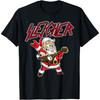 Сани Санта-Клауса Металлическая Рождественская забавная Hail Santa Футболка