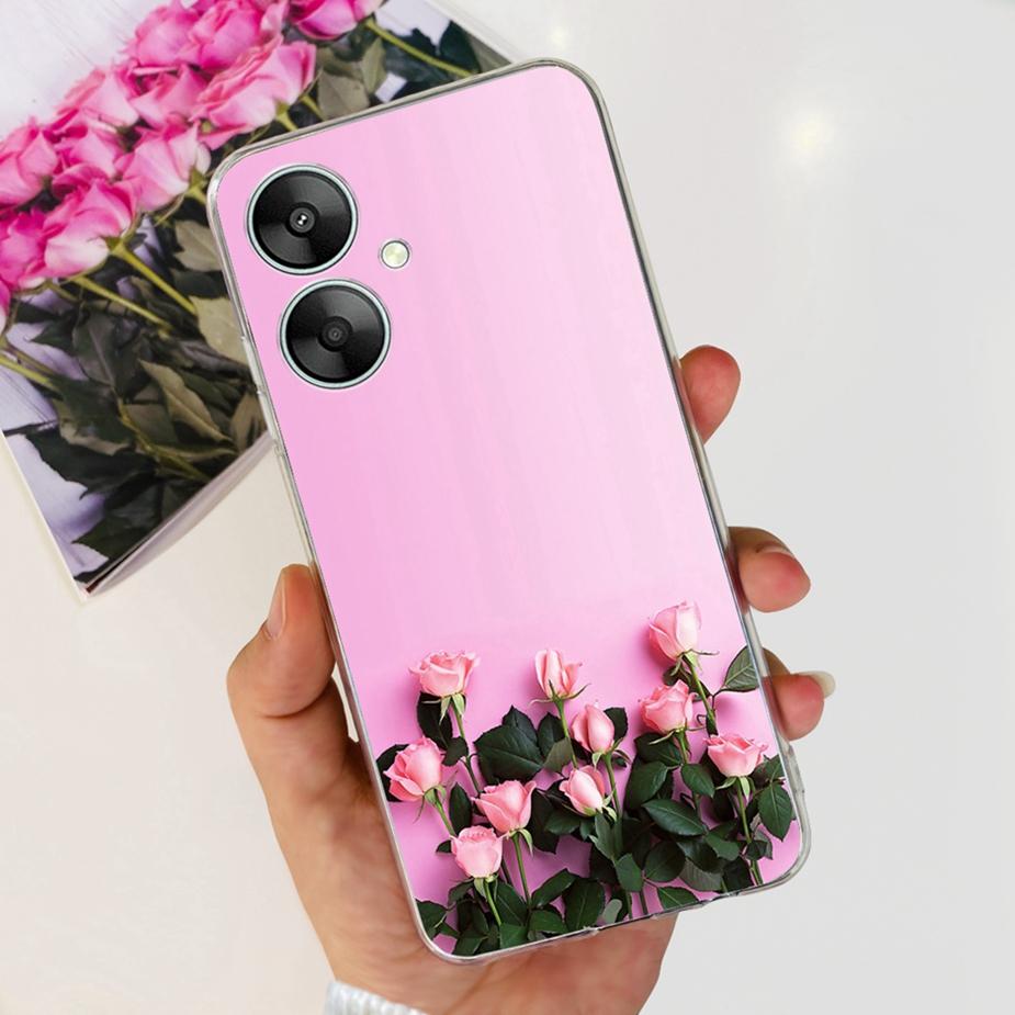Чехол для Xiaomi Redmi 13C 5G Redmi 13R Стильная расписная задняя крышка Мягкий силиконовый чехол для телефона для Redmi 13R Redmi13C 5G Fundas Capa