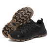 Leather Hiking Shoes Men Lace-Up Wear-resistant Outdoor Sports Men Shoes Mens Climbing Trekking Hunting Men Casual Sneakers