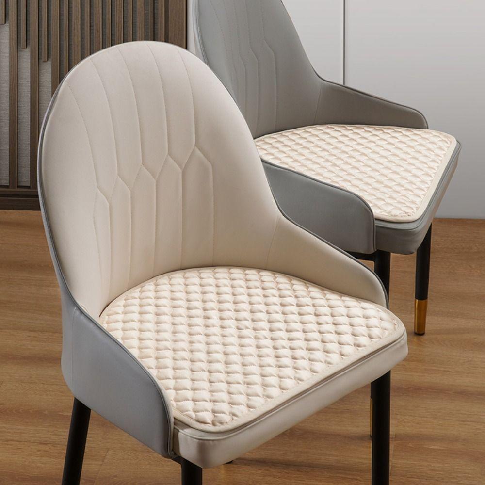 44x41cm Semi-circular Chair Pad Soft Winter Student Cushion Living Room