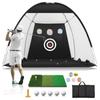 Indoor and Outdoor Golf Chipping Net Set Collapsible Golf Pitching Cages Foldable Golf Practice Net