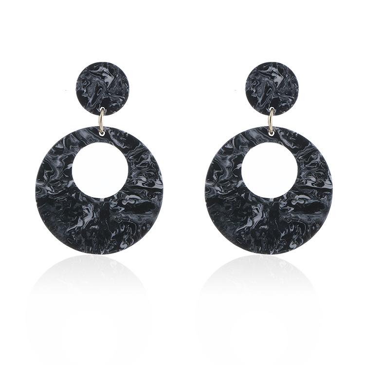 Серьги JMXD-Acetate Женские серьги Круглые серьги, Серьги-гвоздики Популярные преувеличенные украшения