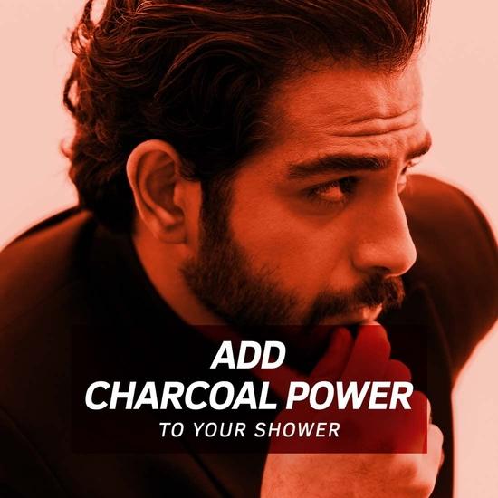 Ustraa Гель для душа с активированным углем, набор из 2 шт., 250 мл — Глубокая детоксикация кожи с активированным углем, увлажнение алоэ вера, очищение