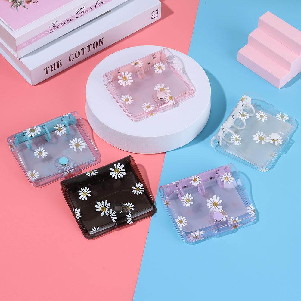 Дневник для счетов с цветком ромашки, внутренние страницы с 3 отверстиями, кольца, переплет, обложка для блокнота, сменный блокнот