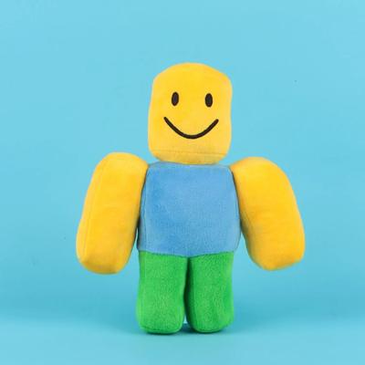Новая плюшевая игрушка Roblox Noob 26 см, Классический блочный персонаж, Мягкая игрушка для фанатов игр и подарок на день рождения ребенка