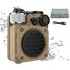 Muzen Wild Mini 2-го поколения, портативный уличный небольшой динамик с Bluetooth, водонепроницаемостью IPX5, зарядкой Type-C, 8 часов непрерывного воспроизведения, 3 режима, фонарик