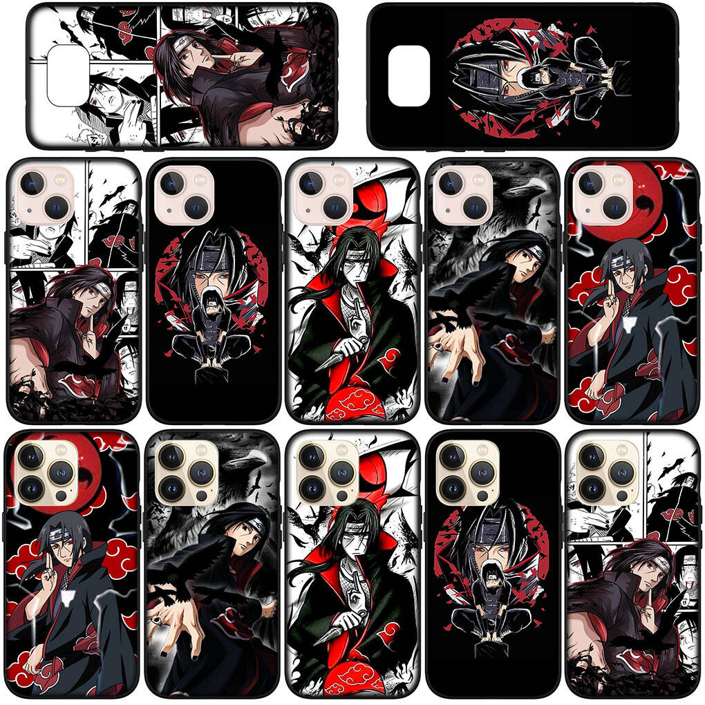Case for iPhone 17 15 16 Plus Xiaomi Poco X7 X6 F8 F7 M8 C85 C75 C71 Redmi Note 14 12 11 13 Pro Max 14C 13C 15C Poster Itachi Uchiha Narutos Akatsuki