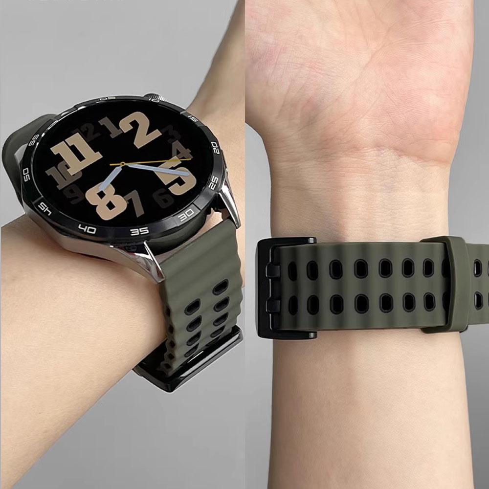 Силиконовый ремешок 22 мм для Amazfit GTR 47 мм/GTR 4 3 Pro/Balance 2 1/Bip 6 5/Stratos 2 3 Браслет для Huawei Watch GT6 5 4 46 мм Ремешок