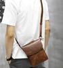 ZAZALAND Mini Shoulder Bag with Belt Detachable Shoulder Brown Pouch, Strap, 2-Way, Leather,
