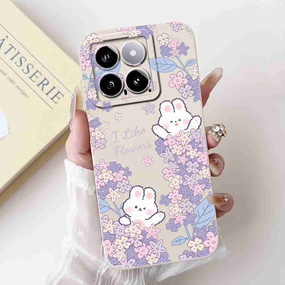 Чехол для Xiaomi 14, силиконовый, противоударный, мягкий, с защитой камеры, с рисунком, матовый, для Xiaomi 14 Mi14 Xiaomi14 5G 2023