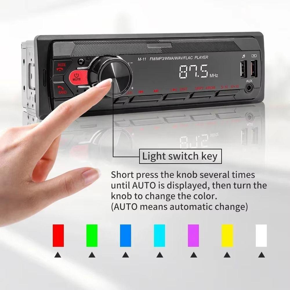 12В Bluetooth Автомобильный MP3-плеер Светодиодный дисплей Автомобильный MP3-плеер Аудио Автомобильное FM-радио В приборную панель