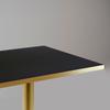 Rome Bistro Black High Table 60 X 60 Cm