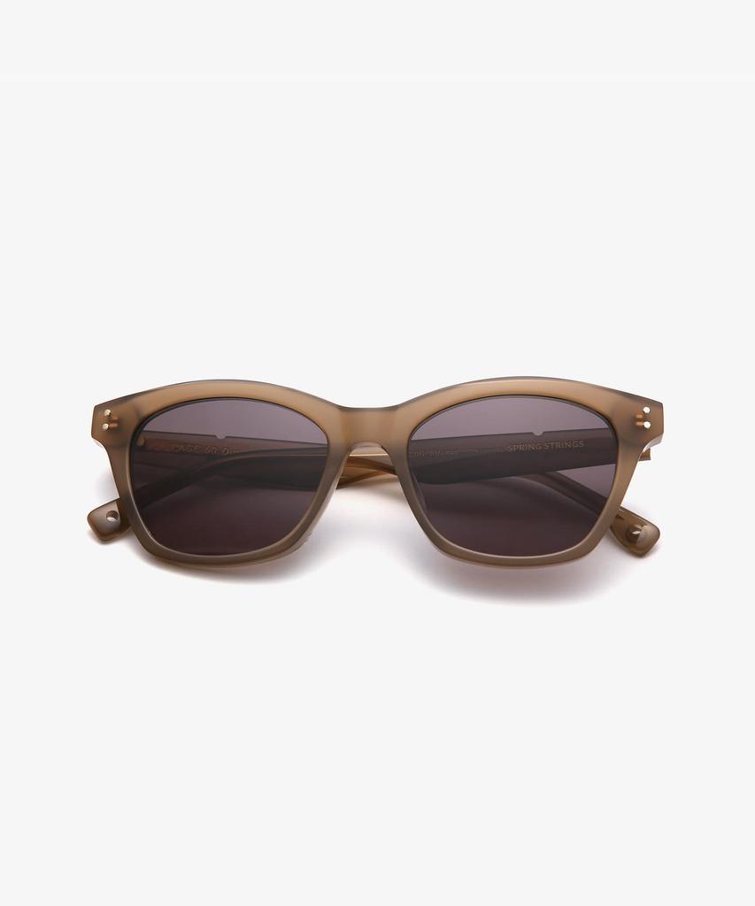 Seupeulingseuteulingseu Slim Fit Square Cat-Eye Shape Page 60 [Khaki Gray]