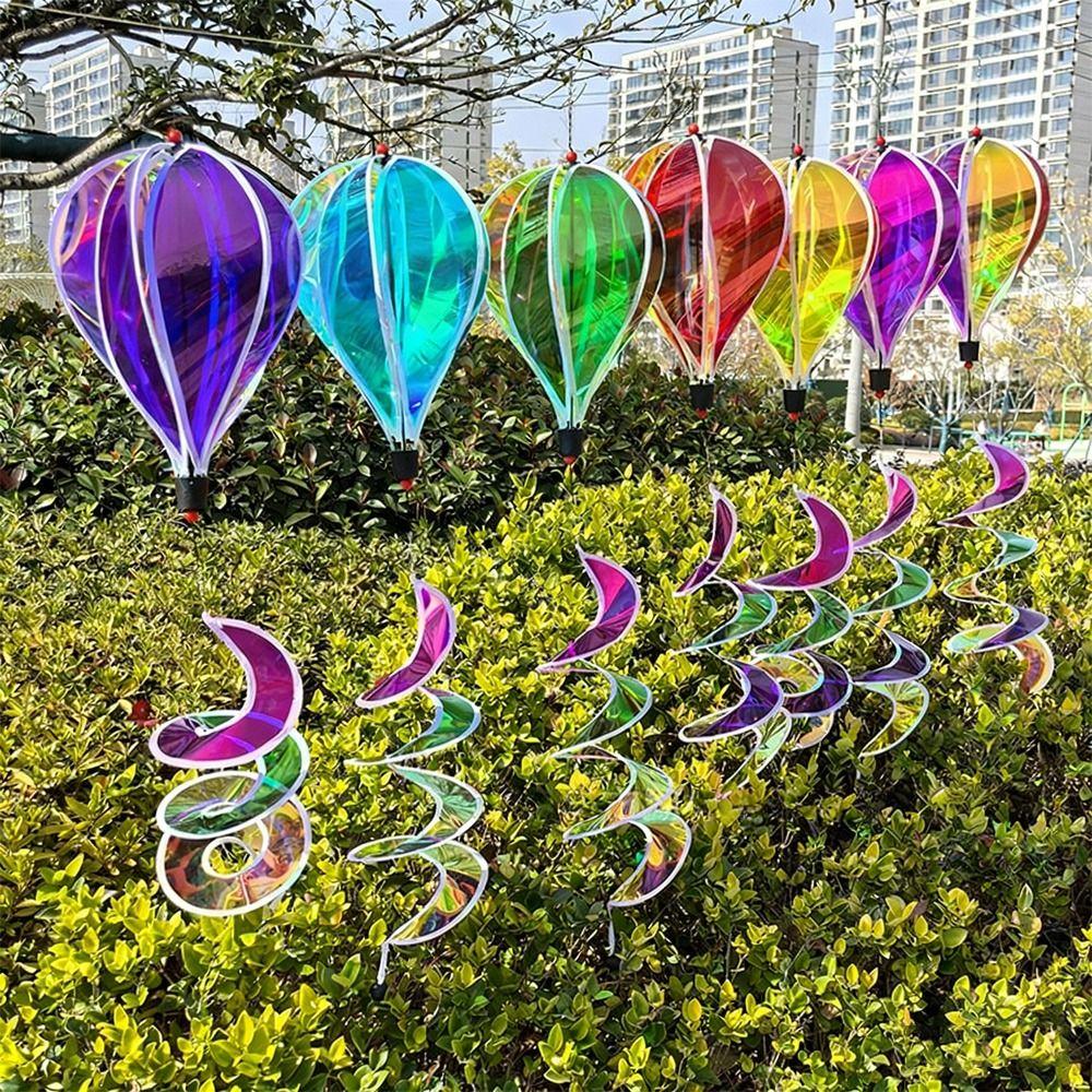 Plastic Material Wind Spinners Giant Size Whirligigs Courtyard Pinwheels  Garden Decor