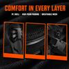 4pcs PE Shell Motorcycle Elbow Pad Black Protective Armor Set Durable Knee Cap Pad  Motocross Racing