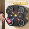 Electronic Music Boxing Target Wall Mounted Boxing Trainer with Speakers Light Effects Easy Install Smart Boxing Machine with Gloves for Home Workout