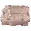 Vivienne Чехол для коробки с салфетками, 12 x 26 x 6 см, Розовый, Кружевной и Вышитый, WK1291D2/PK