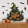 Halloween Witch Bat Ghost Bedroom Living Room Home Background Decoration Wall Stickers