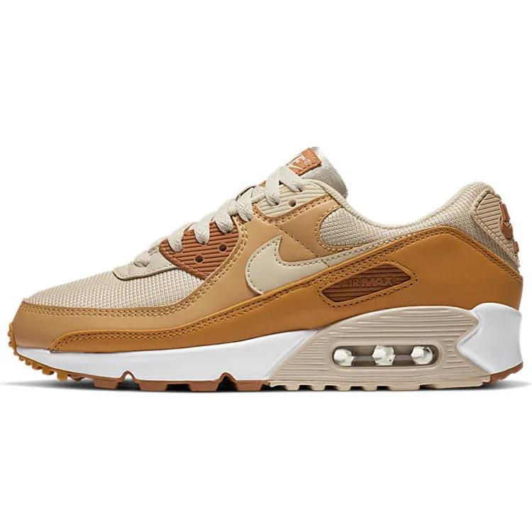 Nike Womens Air Max 90 'Caramel' (women's sizes) Oatmeal / Chutney / Twine / Oatmeal Running Shoes CZ3950 101