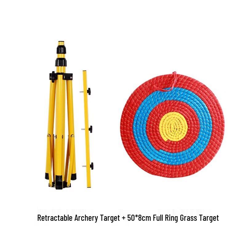 Archery Target and Metal Stand Set