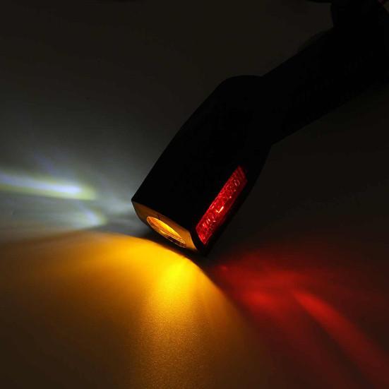 2шт прицеп грузовик караван автомобиль боковой габаритный фонарь указатель поворота стоп-сигнал