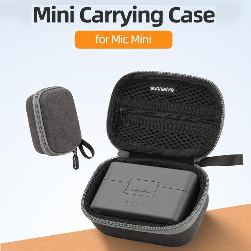 Защитный чехол для DJI Mic Mini, Защитная крышка, Сумка для хранения, Жесткий чехол для зарядного кейса Mic Mini и аксессуаров-адаптеров для смартфона, с карабином