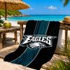 Philadelphia Eagles Beach Towel, Quick-drying, Easy to Care for, Suitable for Both Fitness and Beach Vacations,Sports Essential