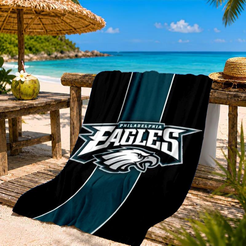 Philadelphia Eagles Beach Towel, Quick-drying, Easy to Care for, Suitable for Both Fitness and Beach Vacations,Sports Essential
