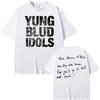Youngblud Idols The World Tour 2026 T Shirts for Unisex Women Gothic Hip Hop Streetwear Tshirts 100 Cotton Oversized T Shirt Tops