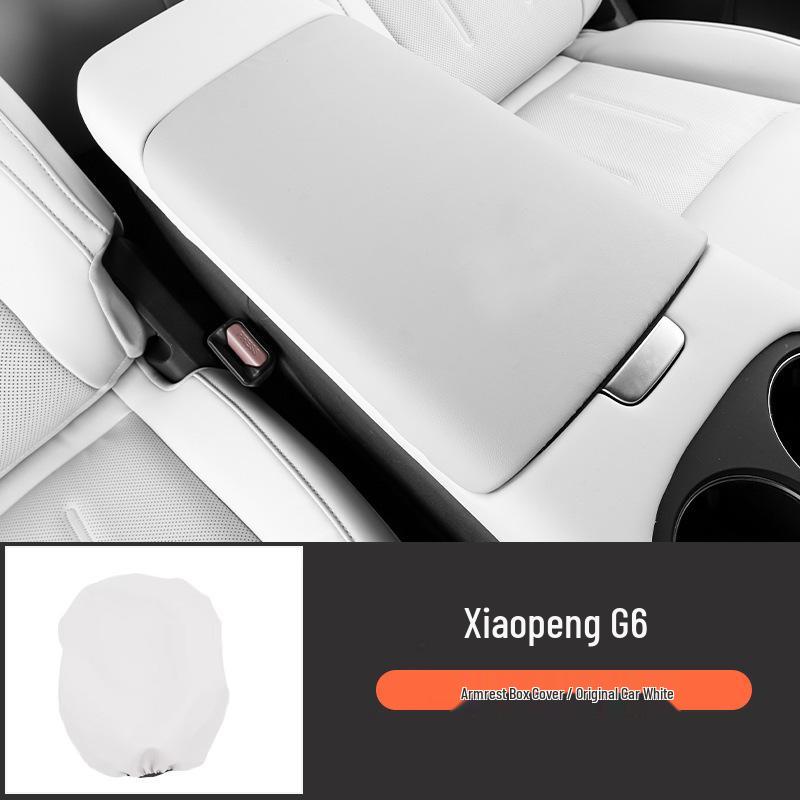 Кожаный чехол на подлокотник для Xiaopeng G6 - Аксессуар для декора интерьера