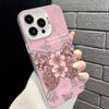 Pink Butterfly Premium Mobile Phone Case Suitable for Apple 16 Protective Case 15IMD Anti Fall IPhone 13 New 12 Women