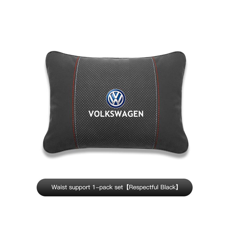 2026 Горячий Для Volkswagen VW 2025 Для Volkswagen VW Golf Amarok T5 ID3 T-Cross Jetta T-ROC Замшевая Автомобильная Подушка на Шею Подголовник Поясничная S