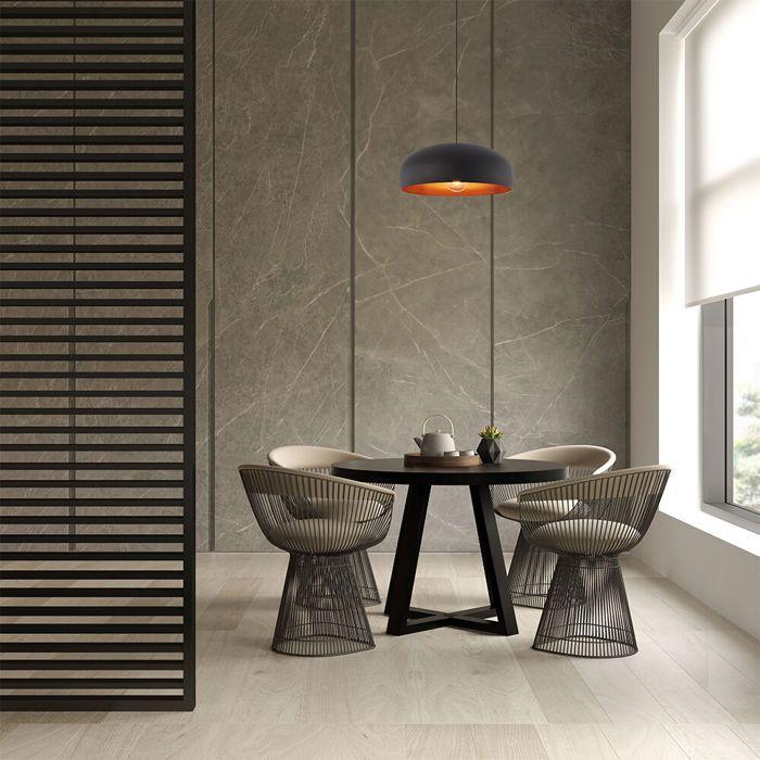 Suspension décorative - BRAYTRON - BV05-00031 - Métal noir - 1xE27 - 23W - Intérieur