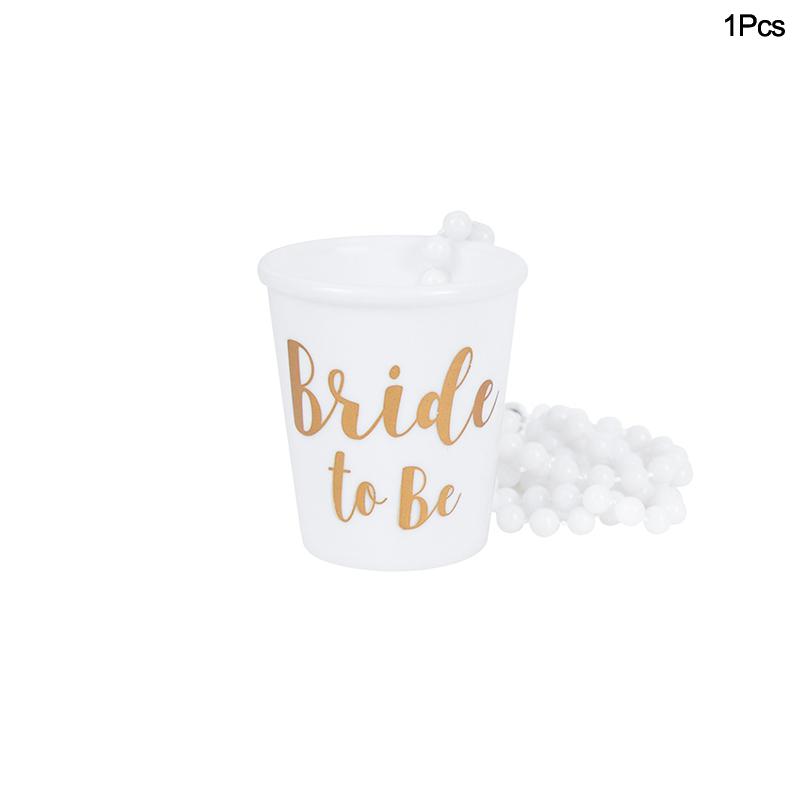 1 комплект Кружка Team Bride To Be Пластиковые стопки Ожерелье Принадлежности для девичника Свадьба Свадебный душ Украшения для девичника