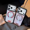 Американские ретро-полоски для чехла мобильного телефона iphone17 apple 17promax 13 контрастный цвет 16 магнитный держатель 15