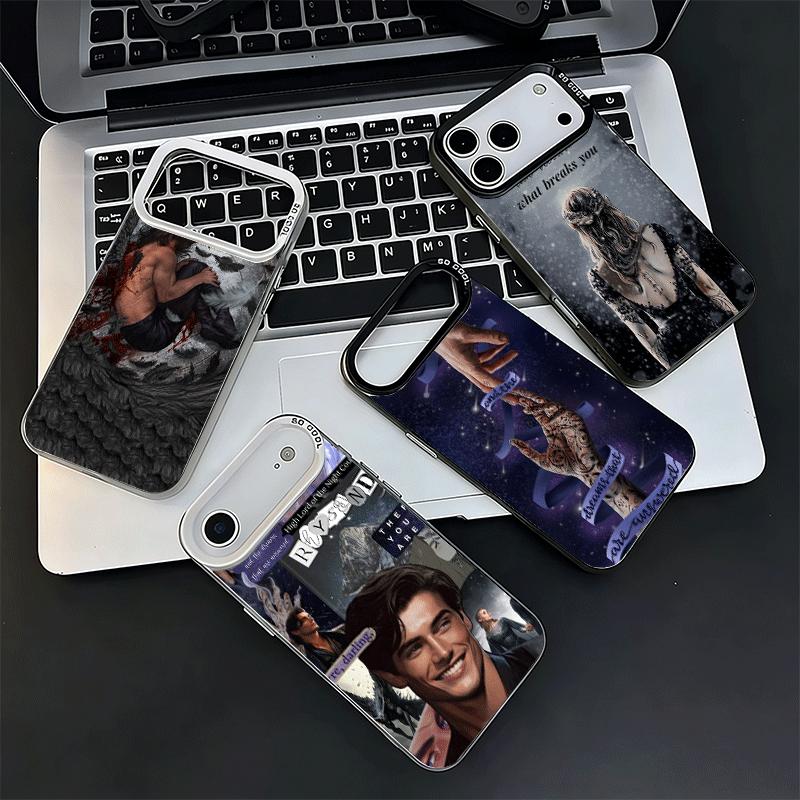 Acotar A Court of Mist and Fury Мягкий чехол для телефона для iPhone 15 16 17 Pro Max 17Air 16E 14 Plus 13 12 Mini Ударопрочный чехол Задняя часть S