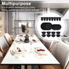 32 Pcs Plastic Dinnerware Set Eco-friendly Safety Reusable Plates Cups Bowels Home Party Tableware Set Outdoor Camp Picnics Gift