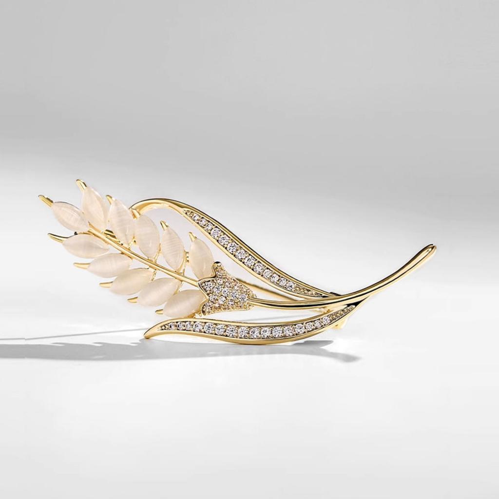 Уши Опал Брошь Высокое качество Пальто Корсаж Свитер Булавка Темперамент Пусть Голая Пряжка Игла Женщина