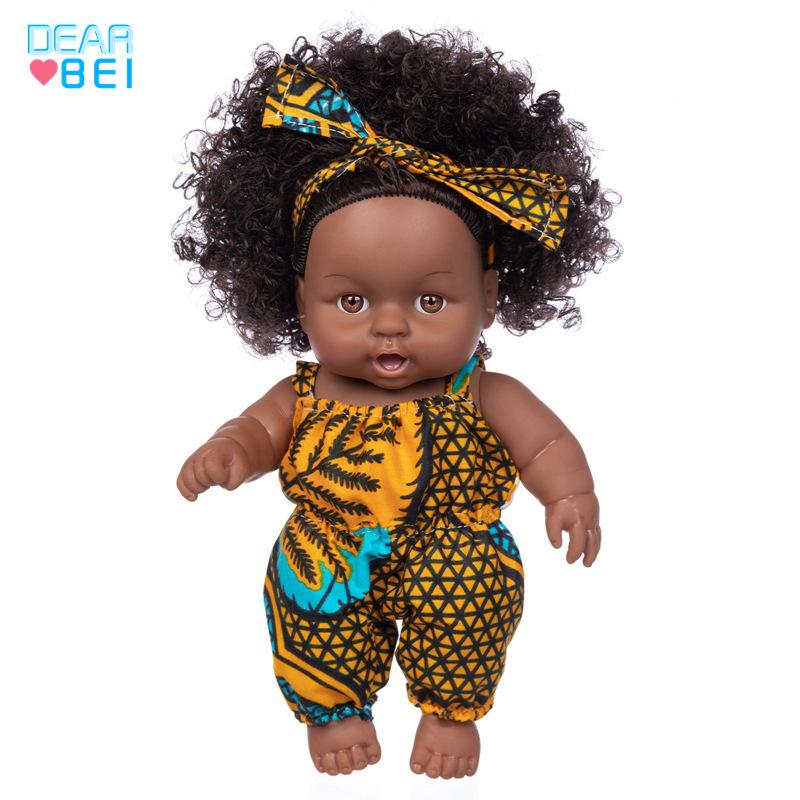 Cross-Border Tie-Dye Vinyl Baby Comfort Doll, 8-Inch Girl Reborn Toy