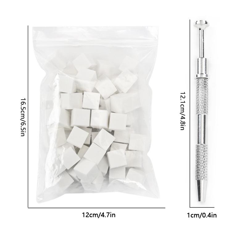 50 шт. губки для дизайна ногтей, инструменты для градиентного дизайна ногтей, инструменты для маникюра с эффектом выцветания, инструменты для захвата при творческой растушевке