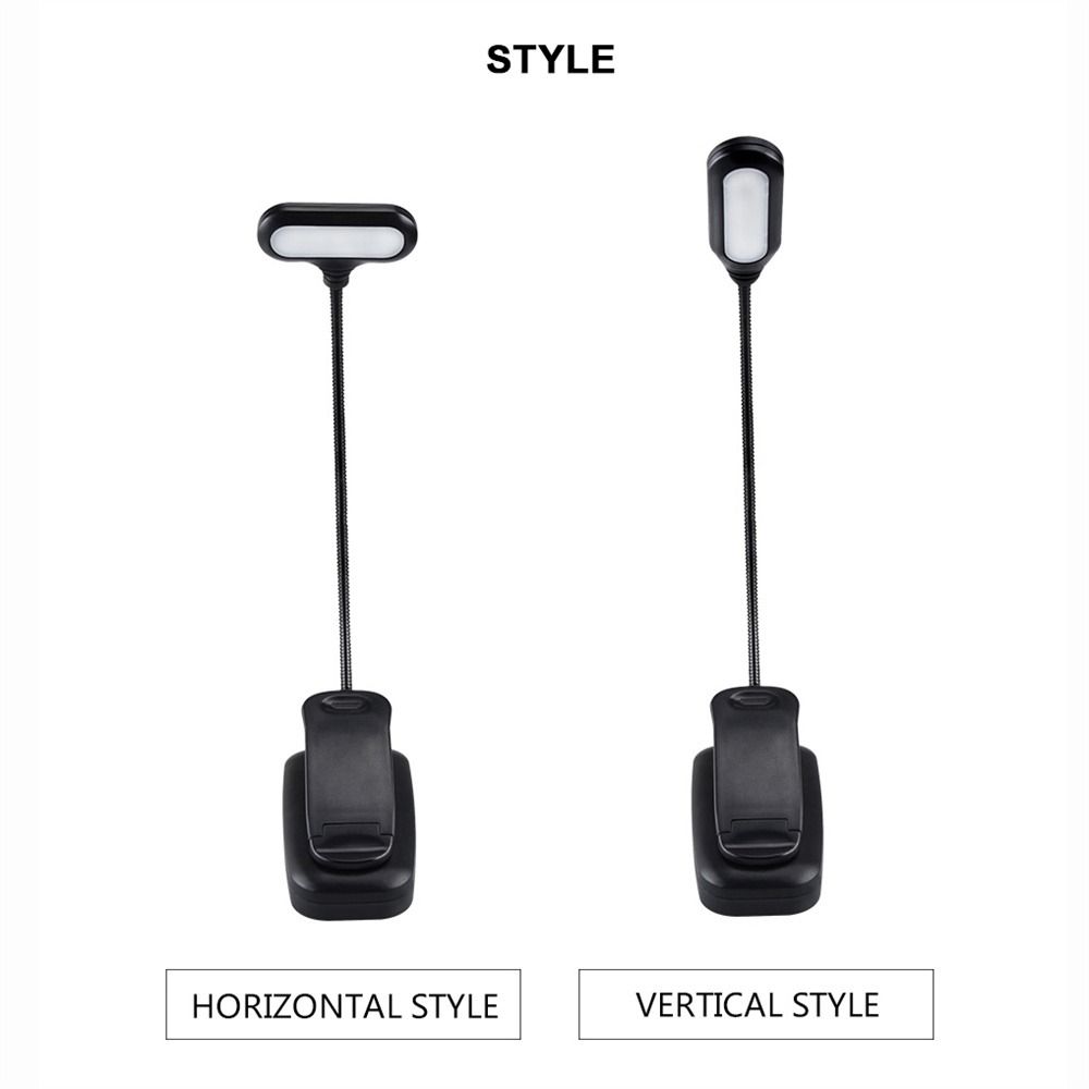 5 LEDs Clip On Goosenecks Clip Computer Travel Nightlight LED Lighting Book Light Desk  Lamp