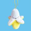 New Bags Phone Pendant Soft Plush Toy Keyrings Banana Pendant Mini Key Chains