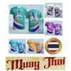 Muay Thai T-Shirt Kick Boxing 3D Print UV Protect Vintage Training Quick Dry Men Women Unisex Short Sleeve Round Neck MMA Mix Martial Art