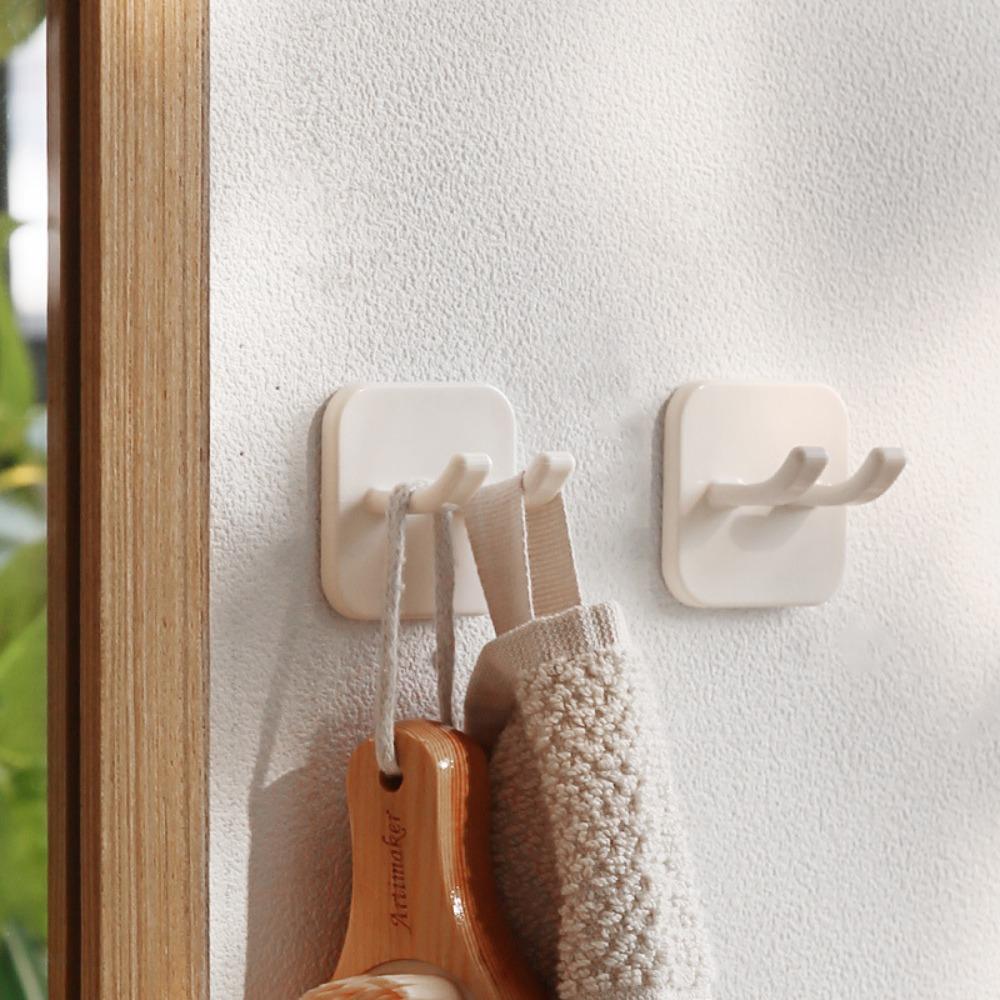 Безударный держатель для вилки и розетки, двойной крючок, стойка для хранения шнура питания, вешалка, кухонный