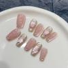 Ручная работа Розовый кошачий глаз Miracle Angel Nail Art