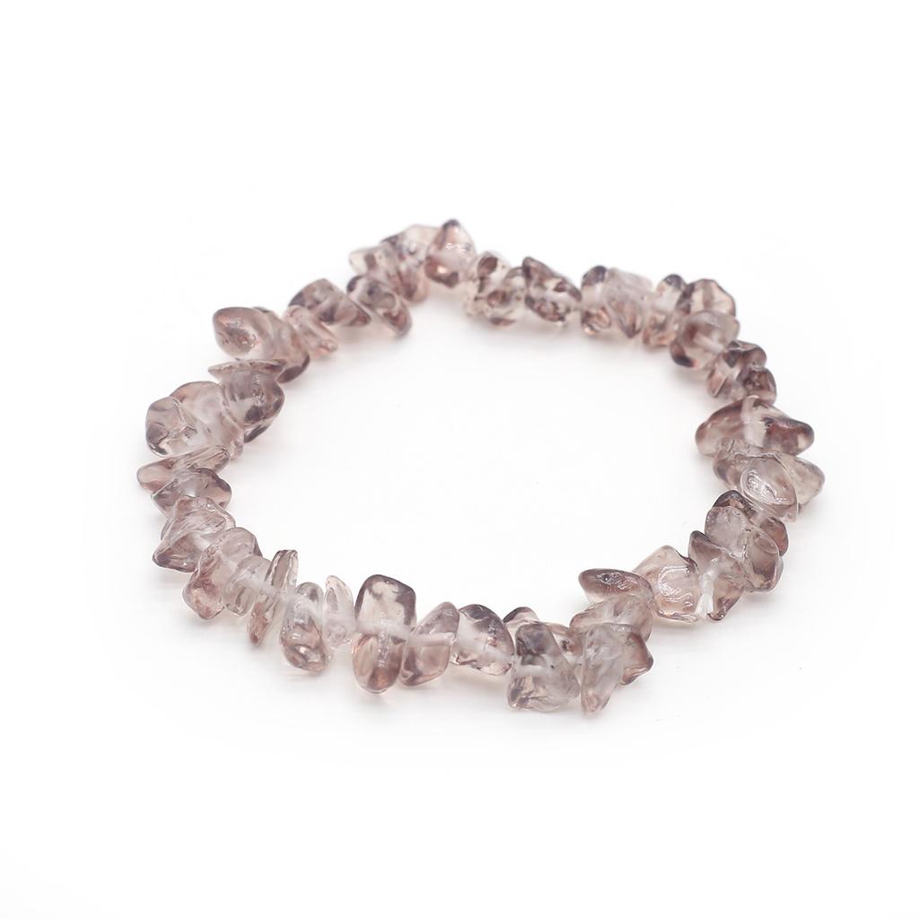 1 шт., браслет из натурального камня, нерегулярный кристалл, аметист, агат, флюорит, синяя бирюза, опал, браслеты для женщин и мужчин, ювелирные изделия 19 см