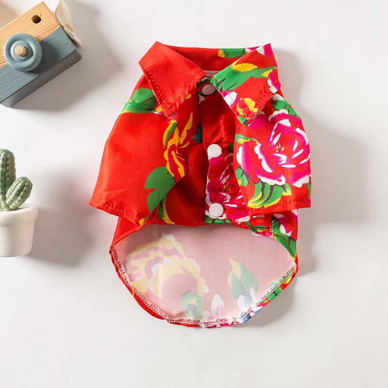 Маленькая и средняя собака пляжная рубашка с ананасами гавайская одежда для питомца собаки кошки золотистый ретривер одежда для весенне-летнего сезона